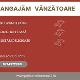 Vanzatoare pentru patiserie la locatia din Romana sector 1